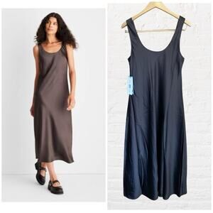 NEW Future Collective with Reese Blutstein Midi Maxi Slip Dress